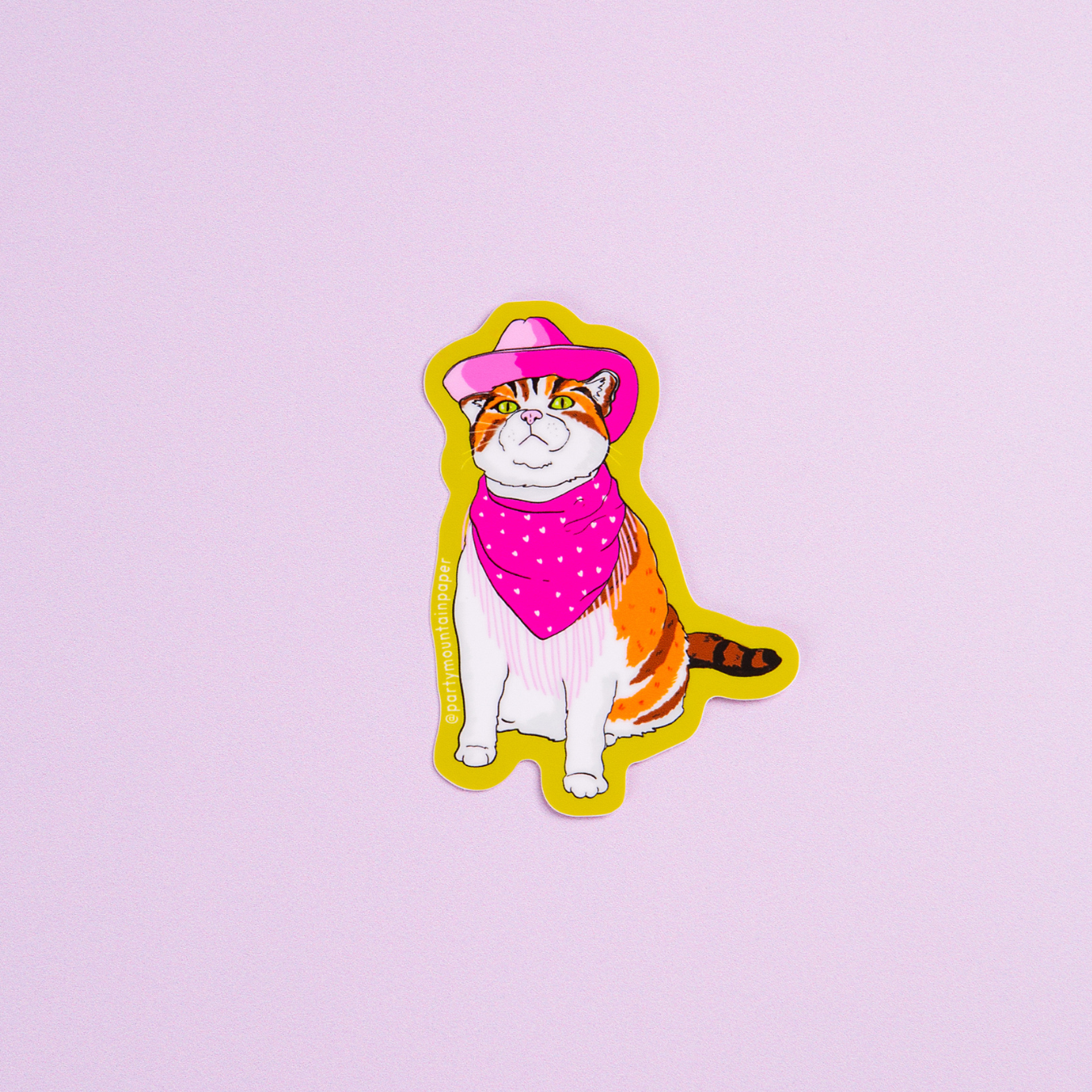 Cowboy Cat Sticker