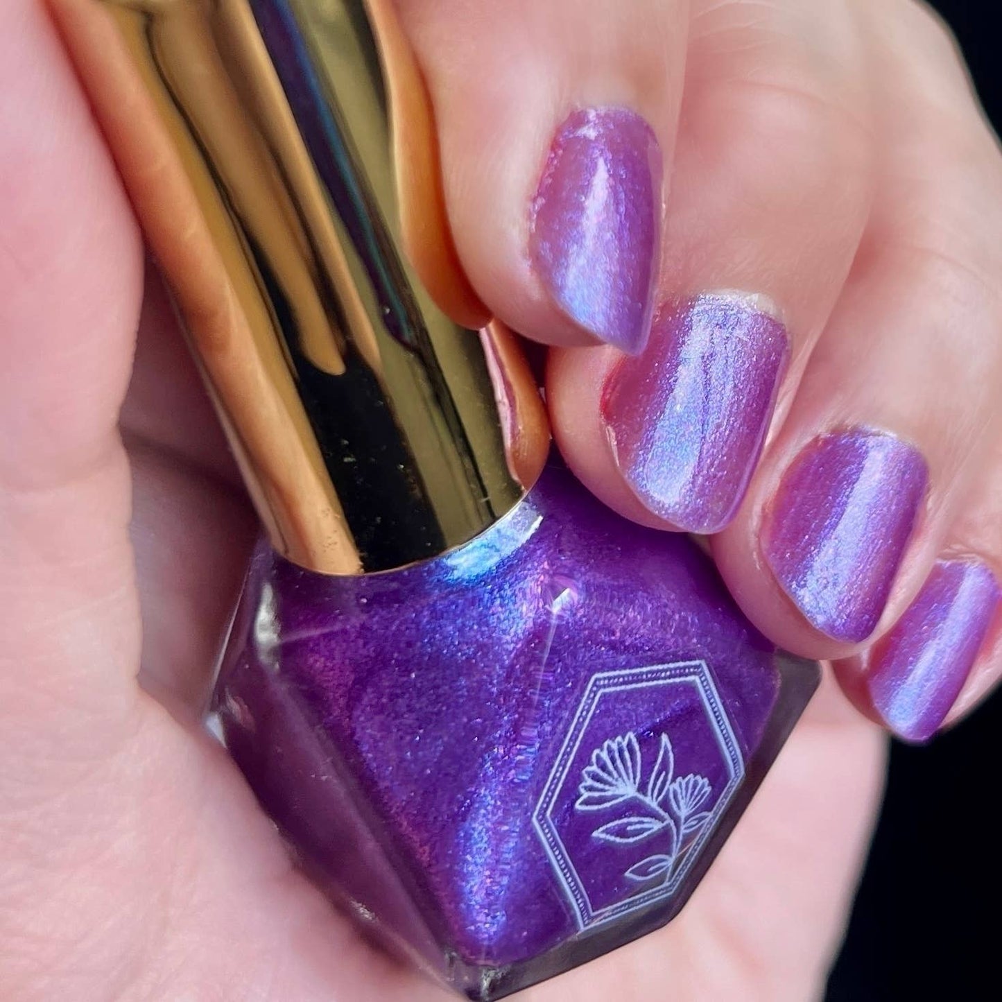 Enchanted - Enchanting Glowing Purple Nail Polish