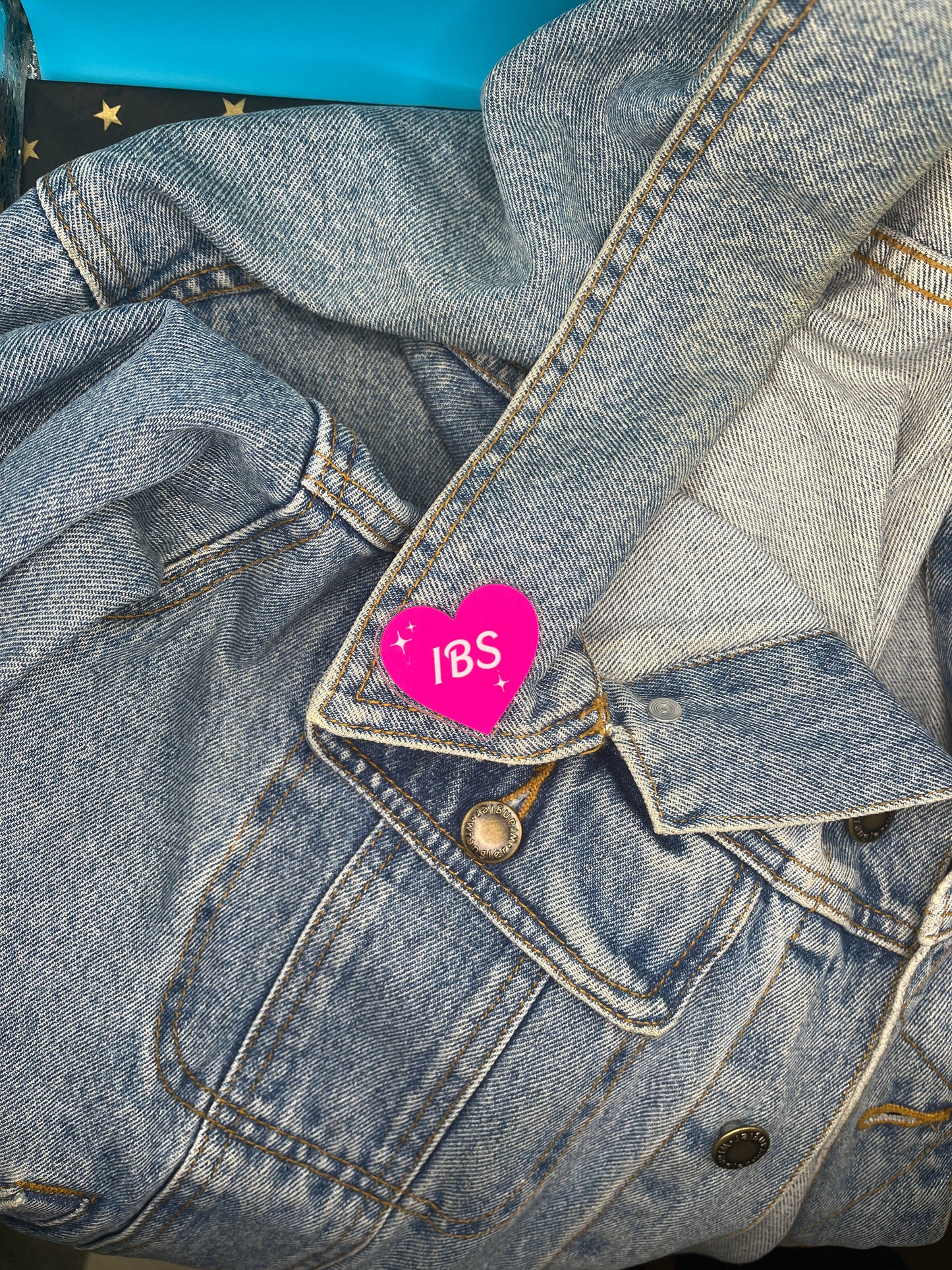 IBS Acrylic Pin | Funny Pink Barbie Inspired Accessory