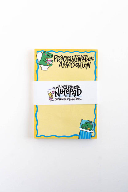 Funny Procrastination Silly Notepad – Alligator Office Humor