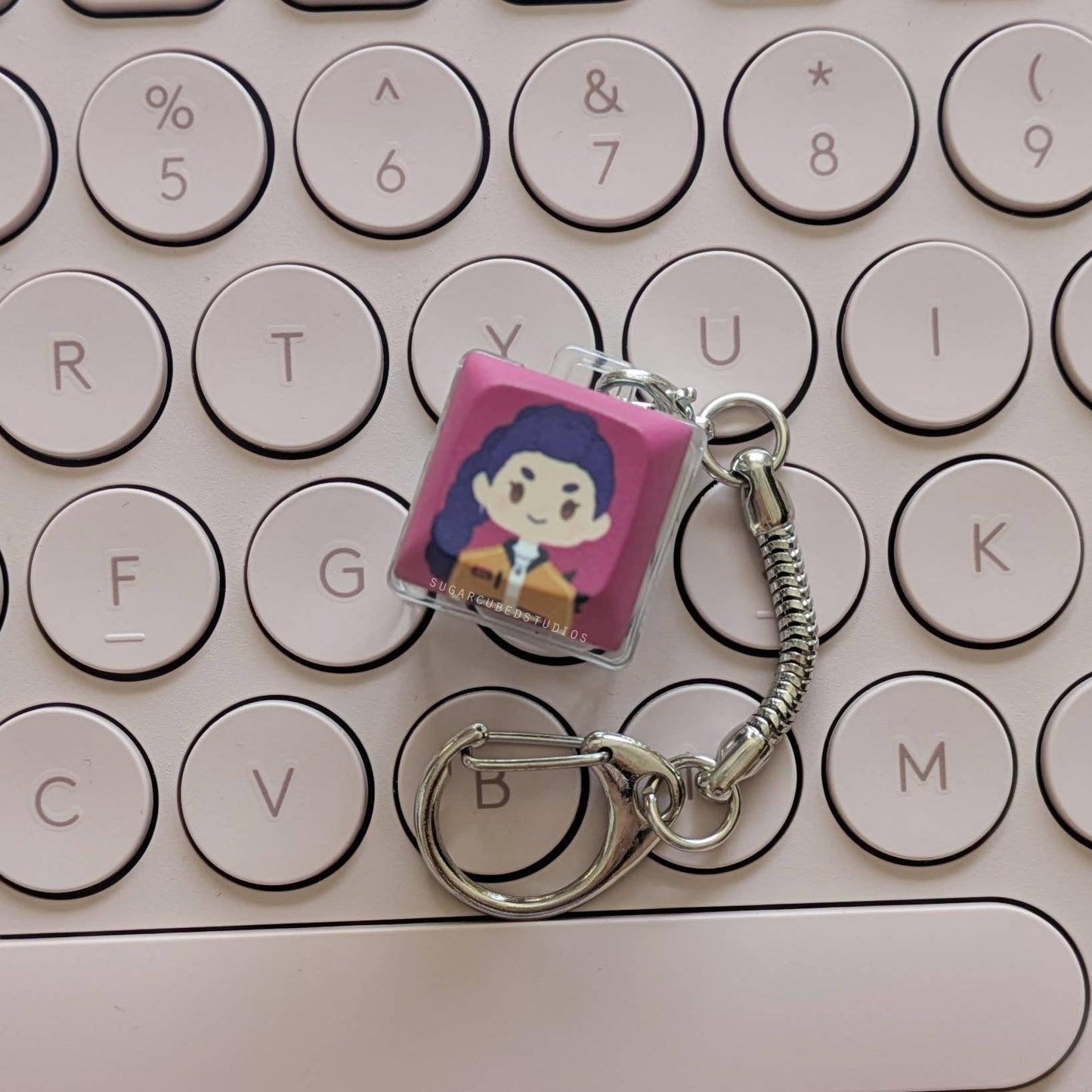 R Girly Pop Hunters - Fidget Keycap Keychain