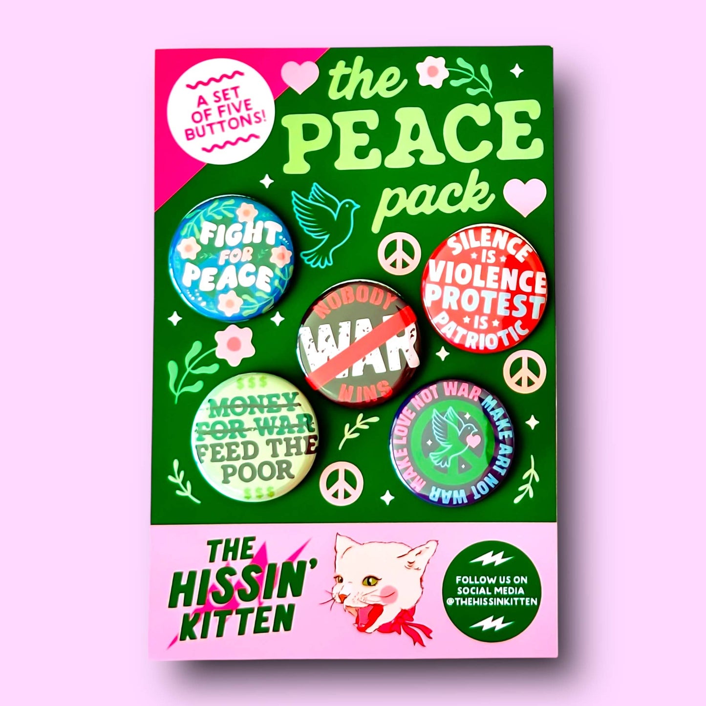 The Peace Pack Buttons