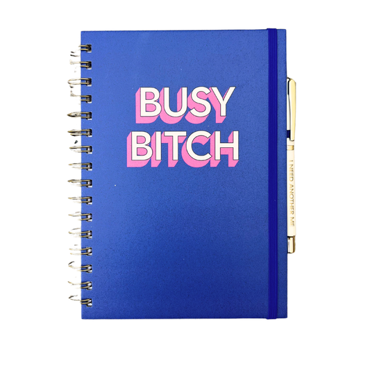 Busy Bitch Journal (funny gift, badass, notebook)