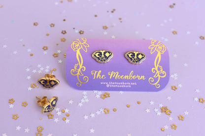 Whimsical Moths Earrings