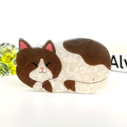 Cute Cat Animal Cair Claw Clip