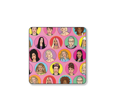 Iconic Woman Square Coaster