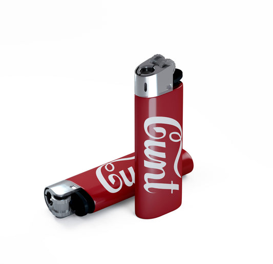 Coke Font Cunt Lighter