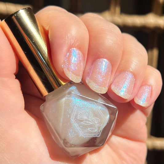 Mystic Nebula - Vibrant Blue Glitter Topper - Nail Polish