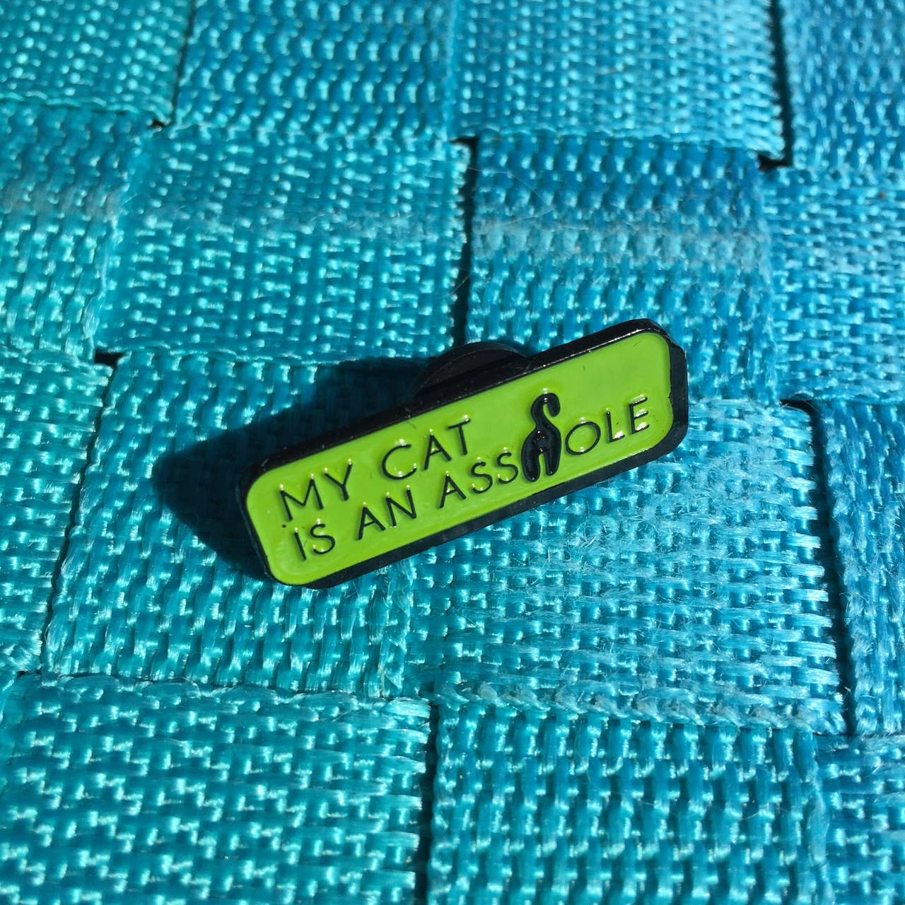 My Cat is an A**hole Soft Enamel Pin 1.25"  Pin