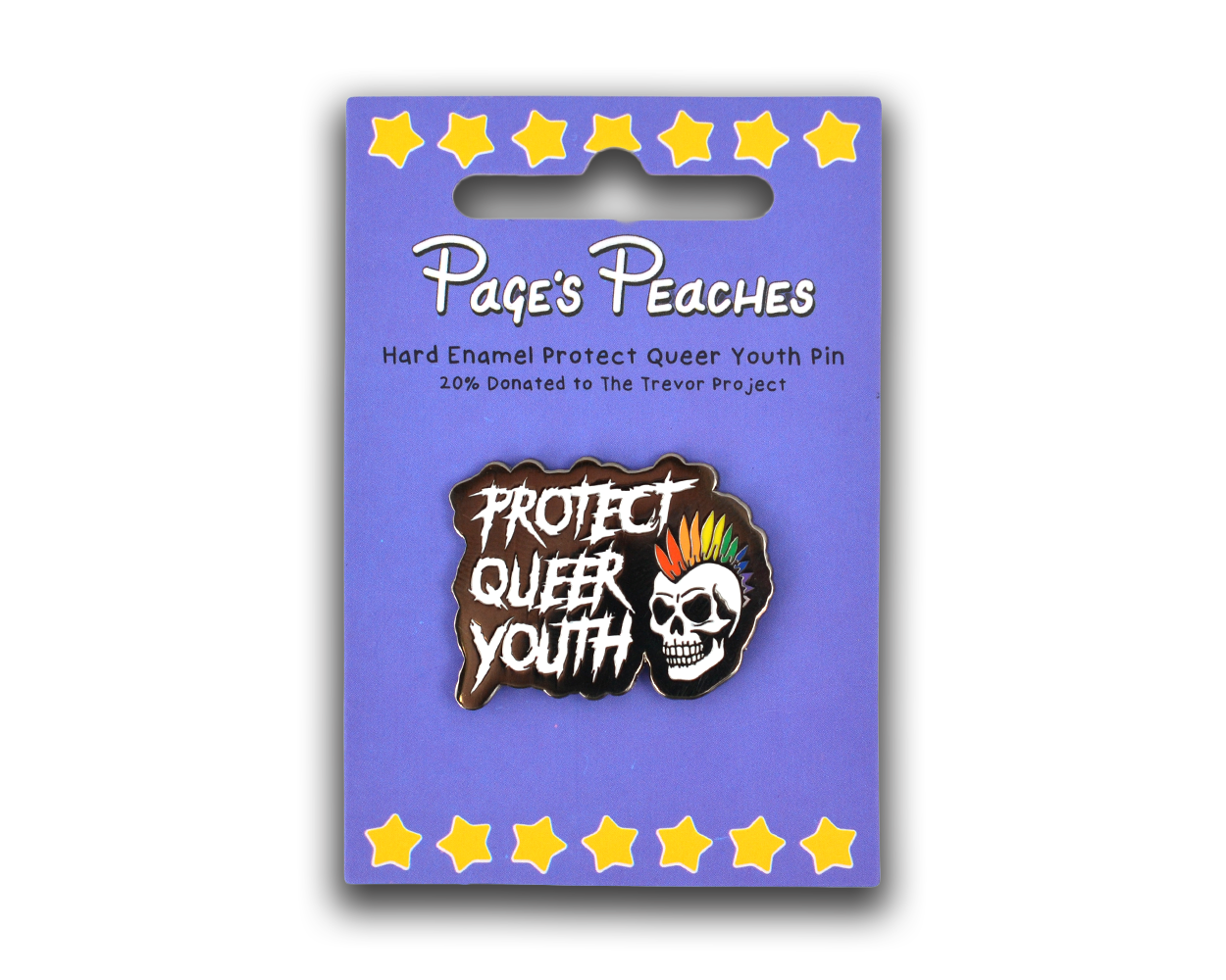Hard Enamel Protect Queer Youth Pin
