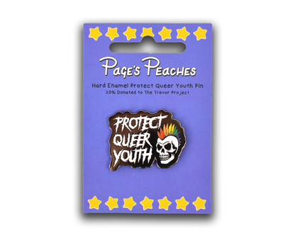 Hard Enamel Protect Queer Youth Pin