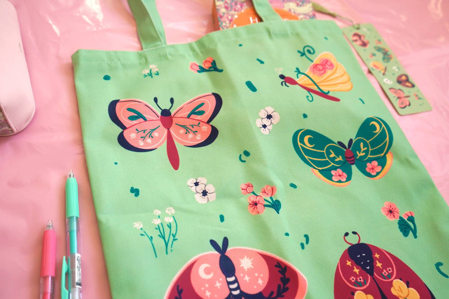 Moths & Wildflowers Tote Bag