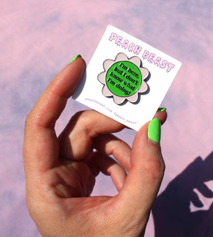 IDK Enamel Pin