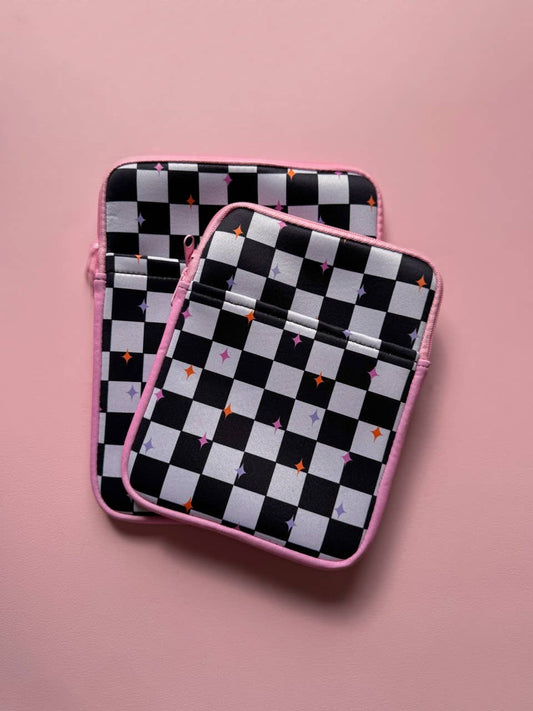 Checkered Kindle Sleeve/Book sleeves 
