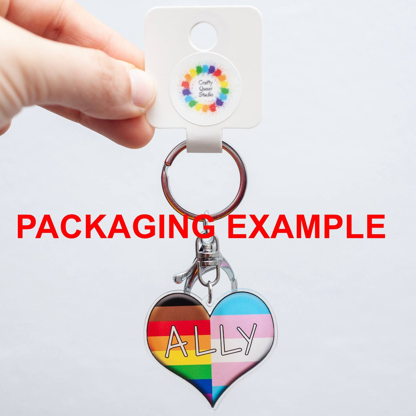 Flaming Homo LGBTQ+ keychain