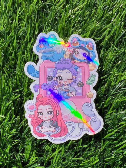 Hunter Kpop Group Sticker