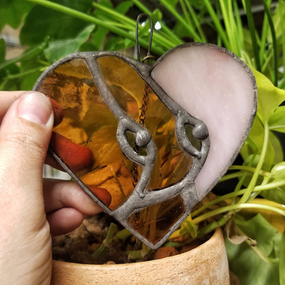 Boobs Heart sun catcher