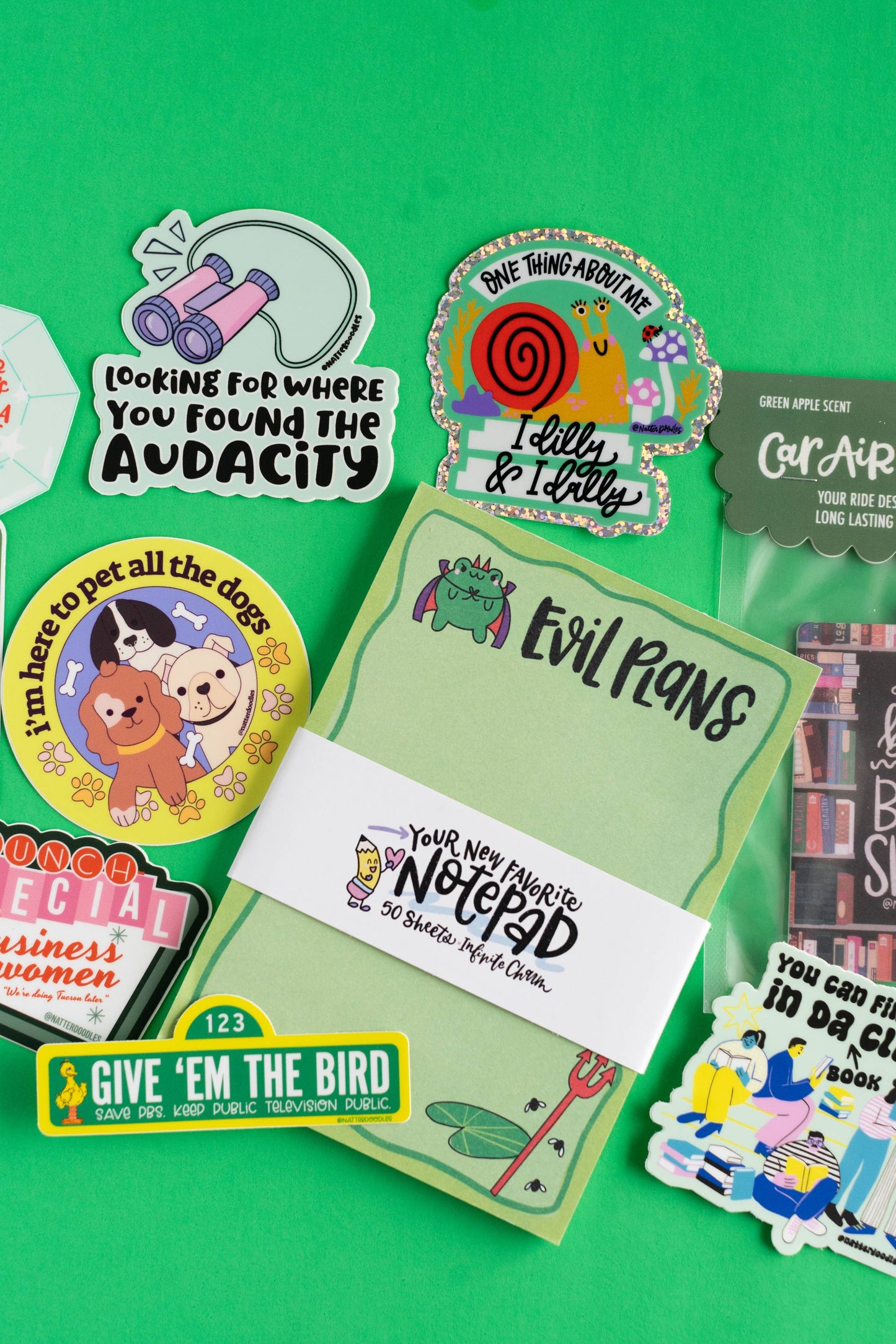 Evil Plans Notepad – Funny Frog Toad Mischief Stationery