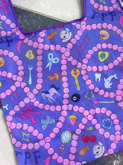 Bead Soup Folding Shopper Tote