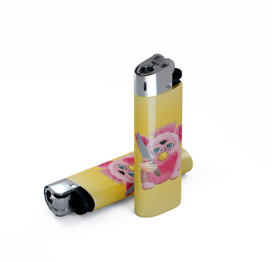 Evil Furby With Knife Lighter
