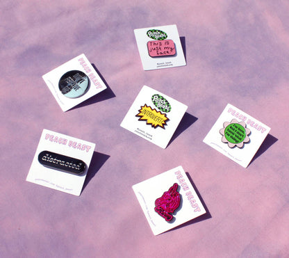 IDK Enamel Pin
