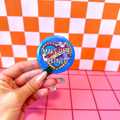 Make Hate Pin Pinback Button