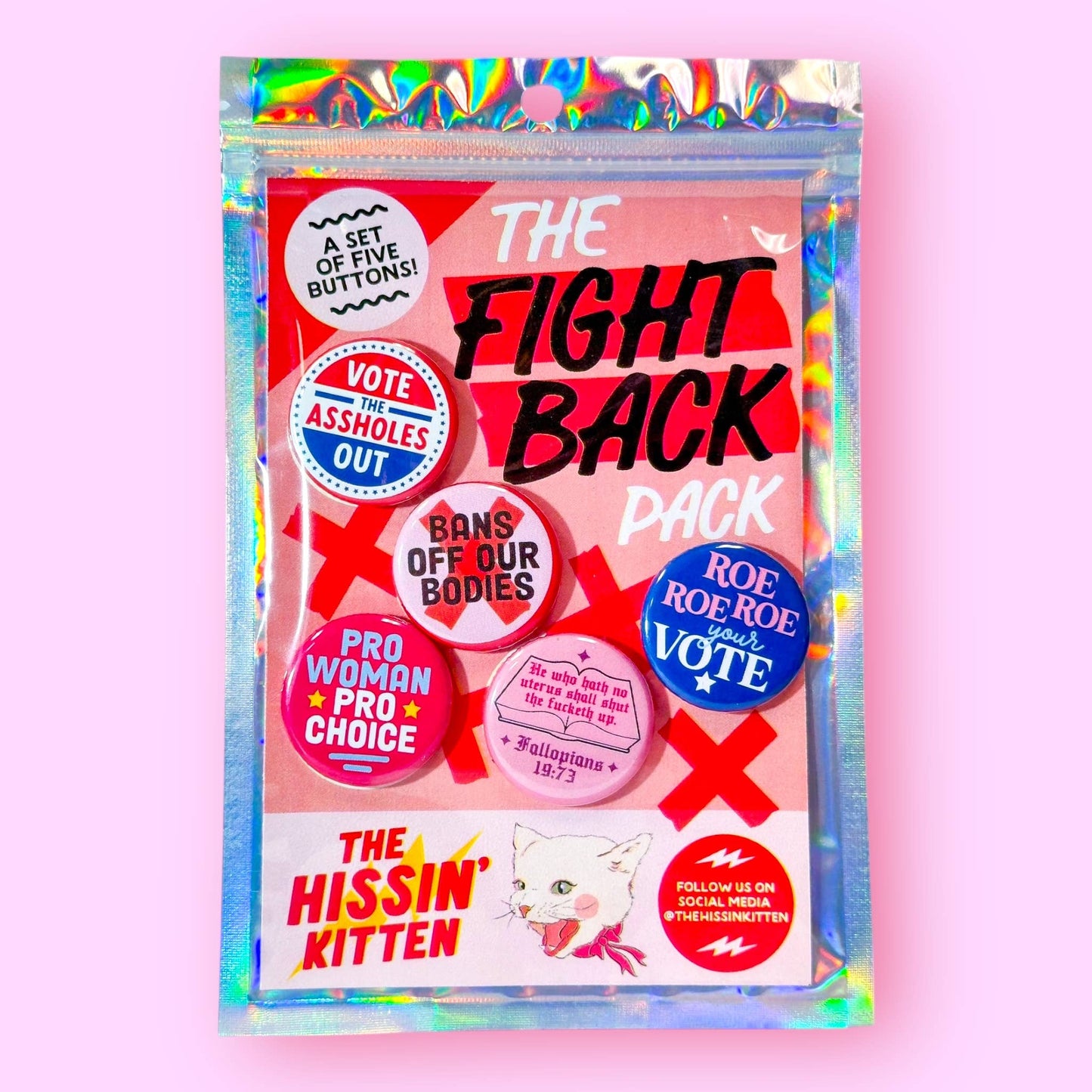 The Fight Back Button Pack