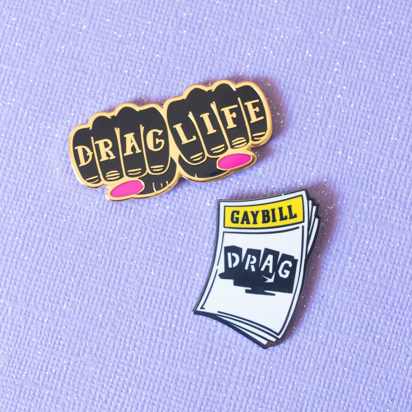 DRAG LIFE Pin