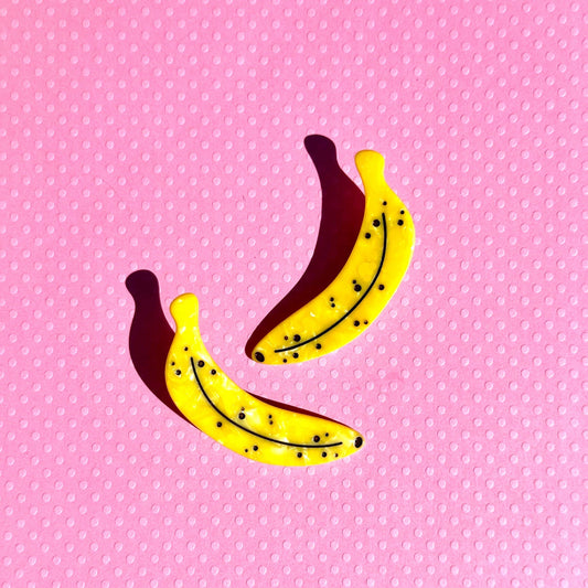 Ripe Banana Hair Clips