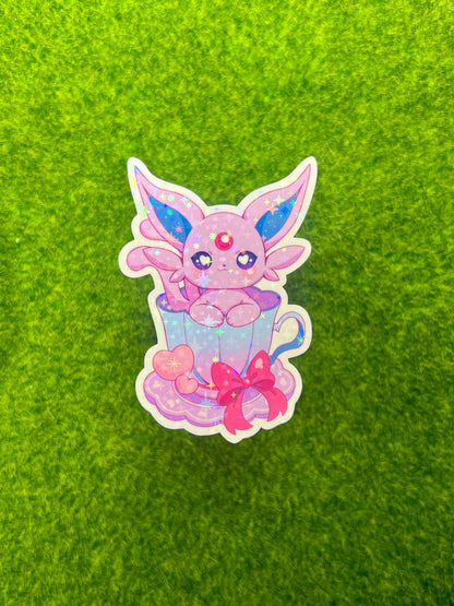 Evee Teacup Sticker Espeon