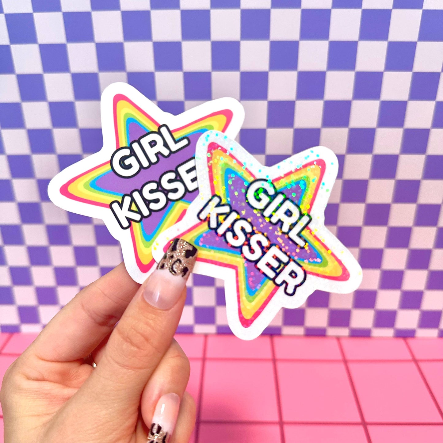 Girl Kisser Waterproof Vinyl Sticker
