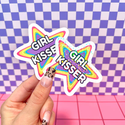 Girl Kisser Waterproof Vinyl Sticker