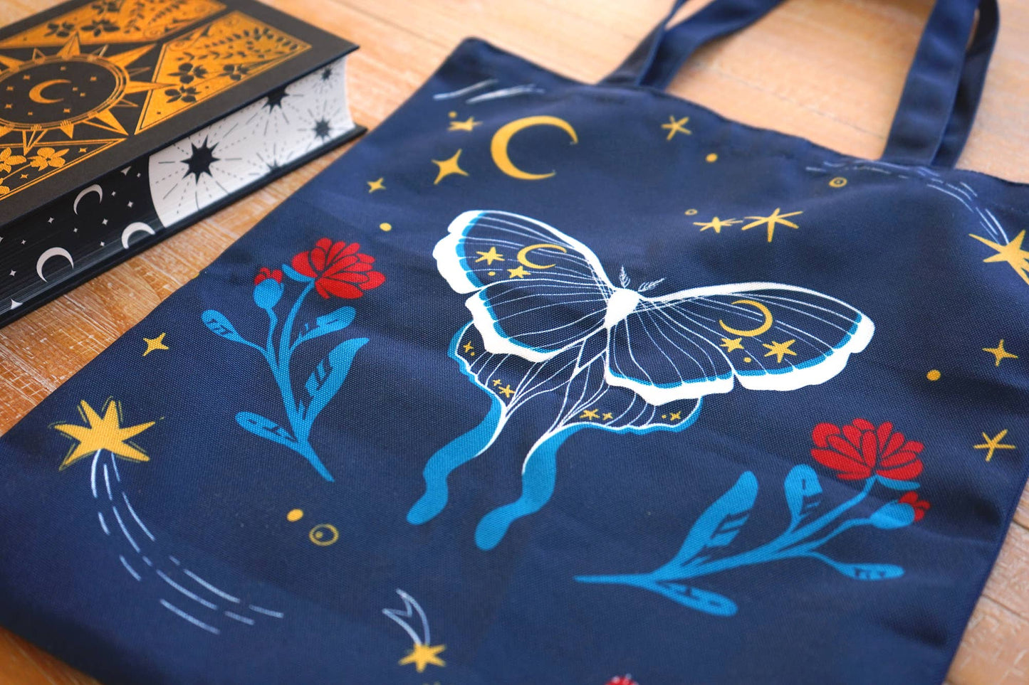 Believe in Magic Witchy Luna Moth Tote Bag