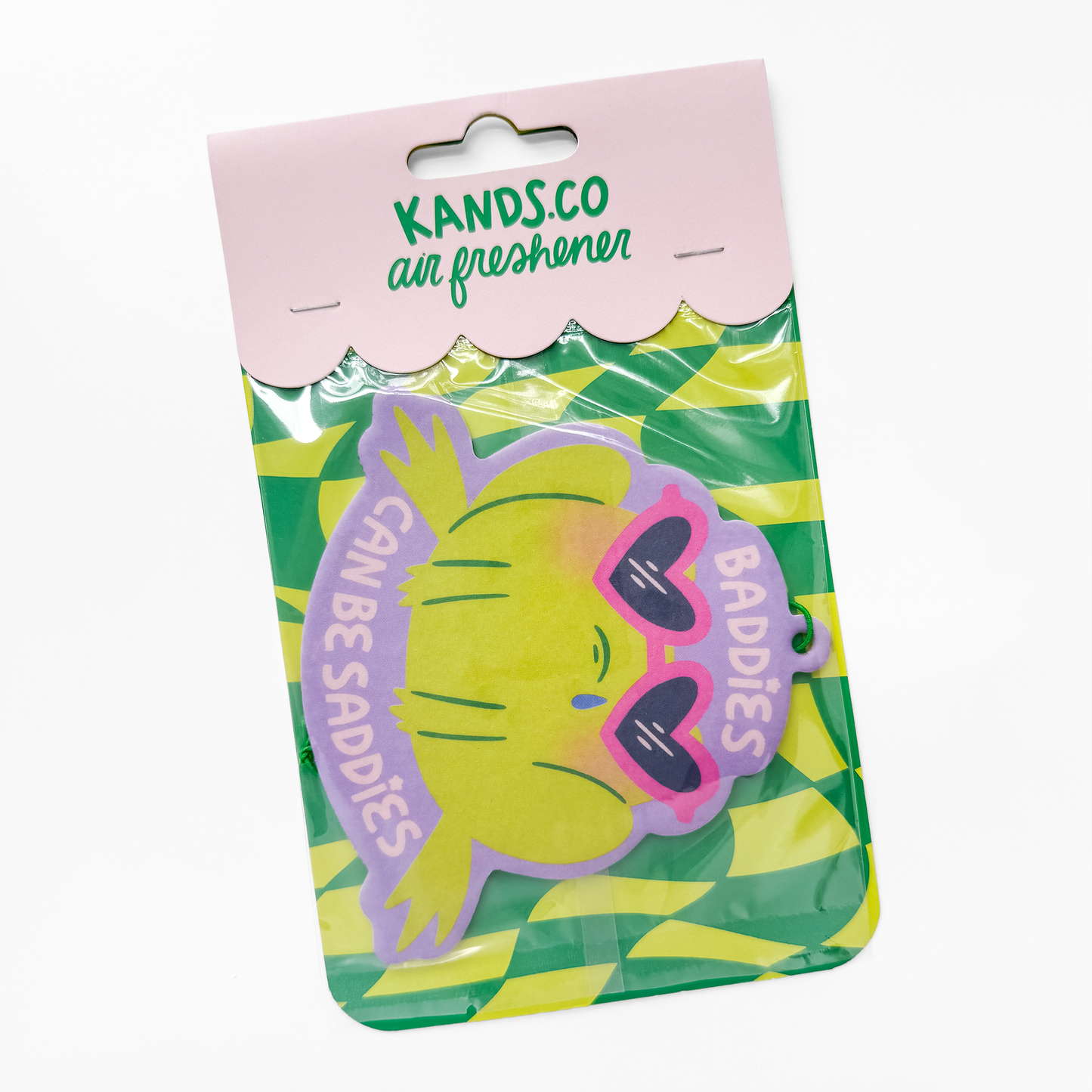 Baddies Can Be Saddies Frog Air Freshener