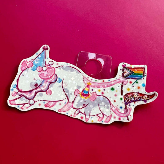 Pride Rat Parade Sticker