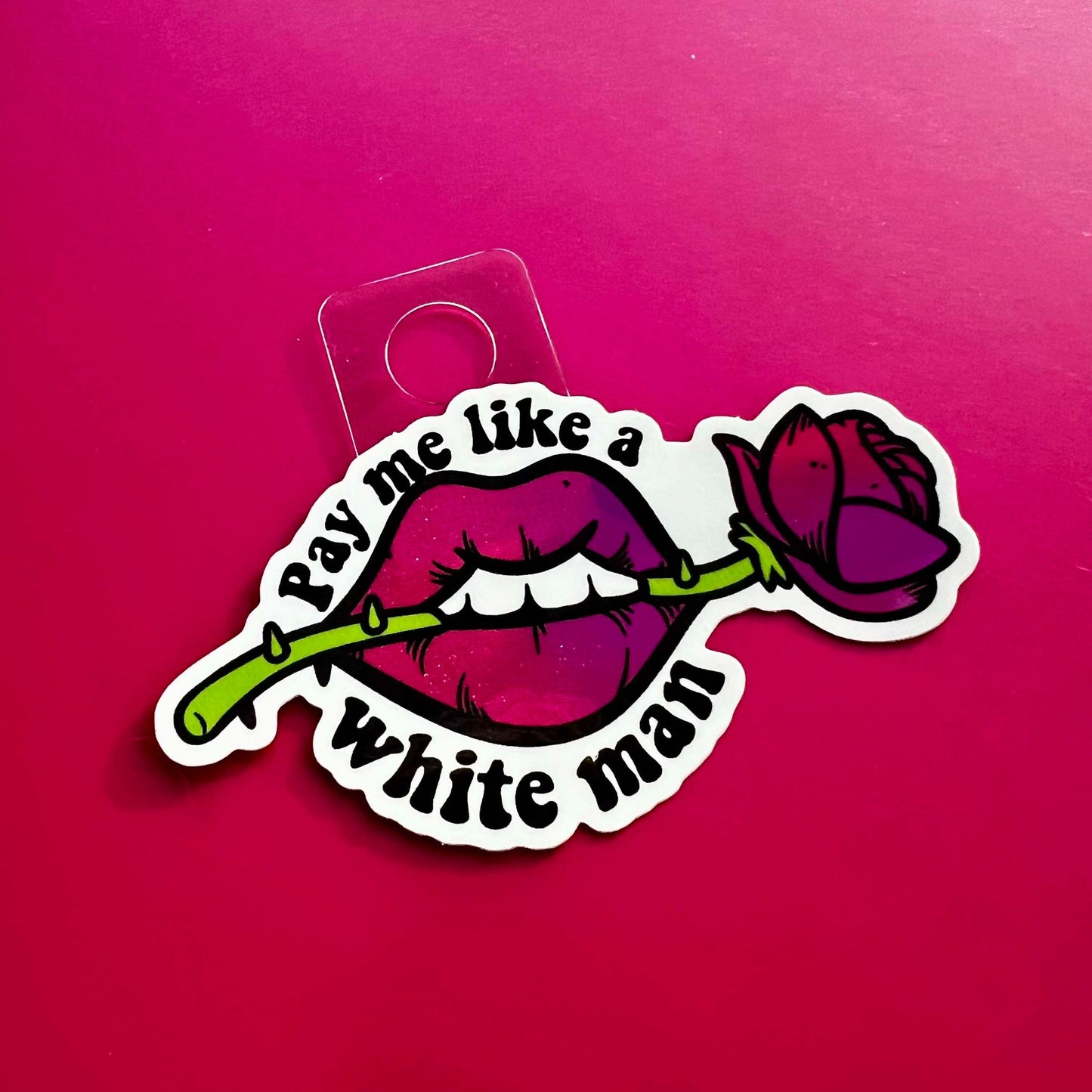 Pay Me, White Man Sticker