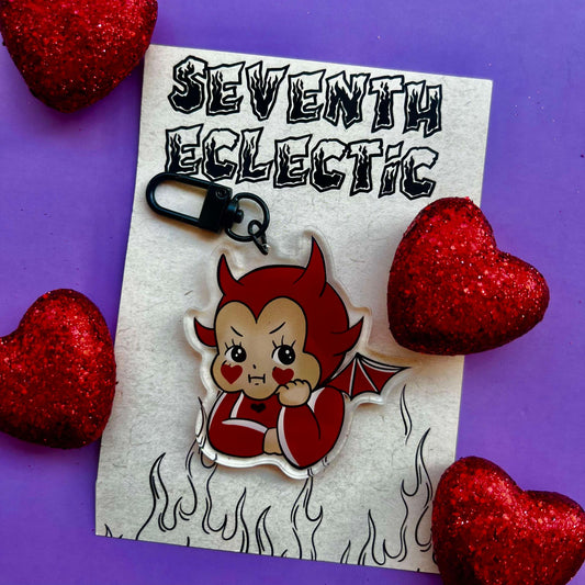 Kewpie Devil Keychain