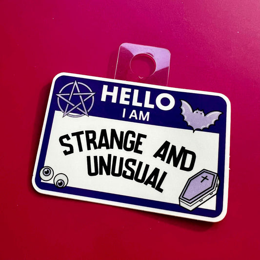 Strange & Unusual Sticker