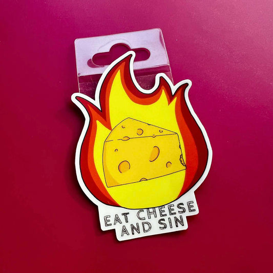 Eat Cheese Sticker