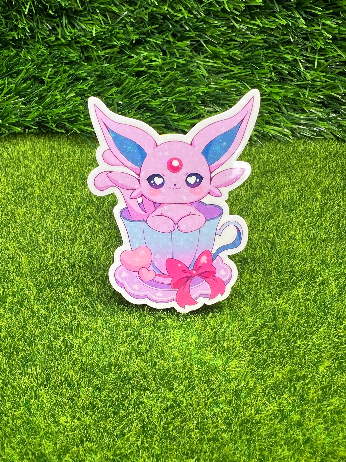 Evee Teacup Sticker Espeon