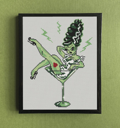 Bride of Frankie by Fluff Counted Cross Stitch Kit