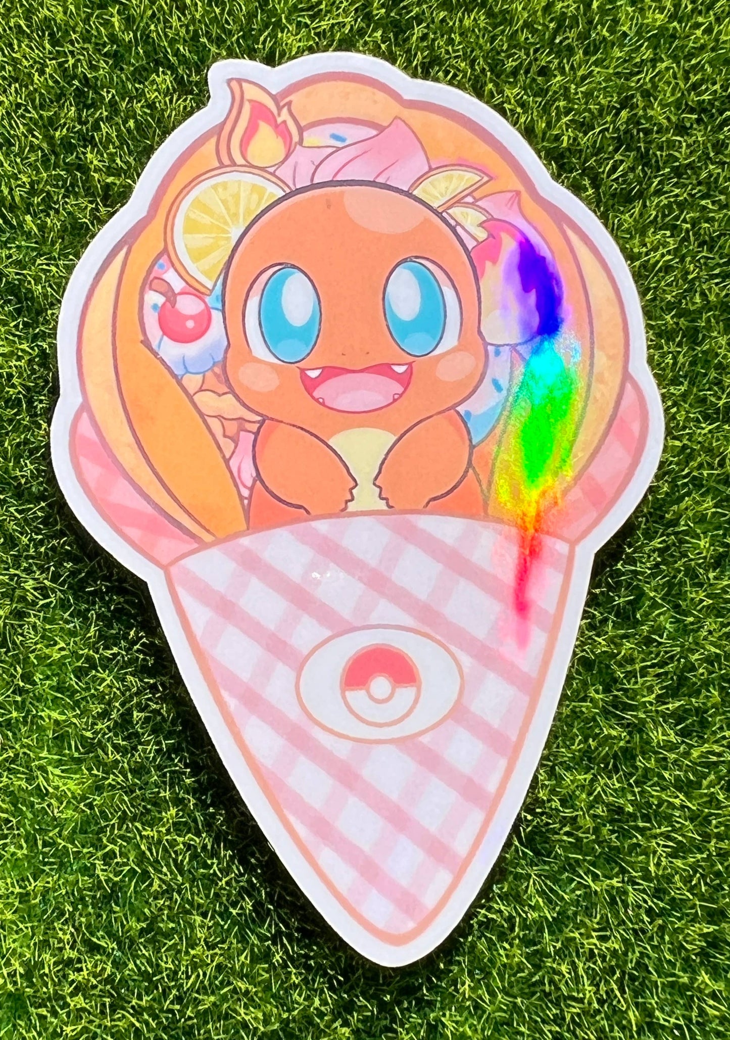 Poké Crêpe Sticker Charmande