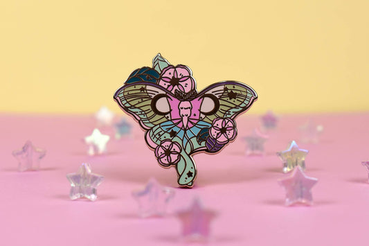 The Luna Moth Enamel Pin