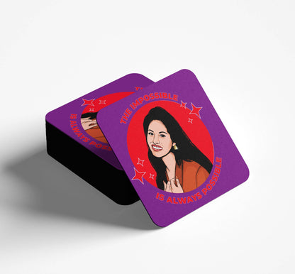 Selena Square Coaster