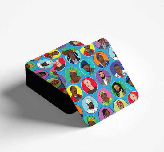 Rap Legends Square Coaster