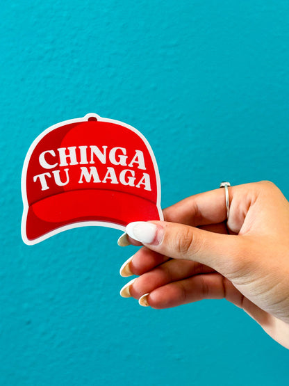 Chinga Tu MAGA Sticker