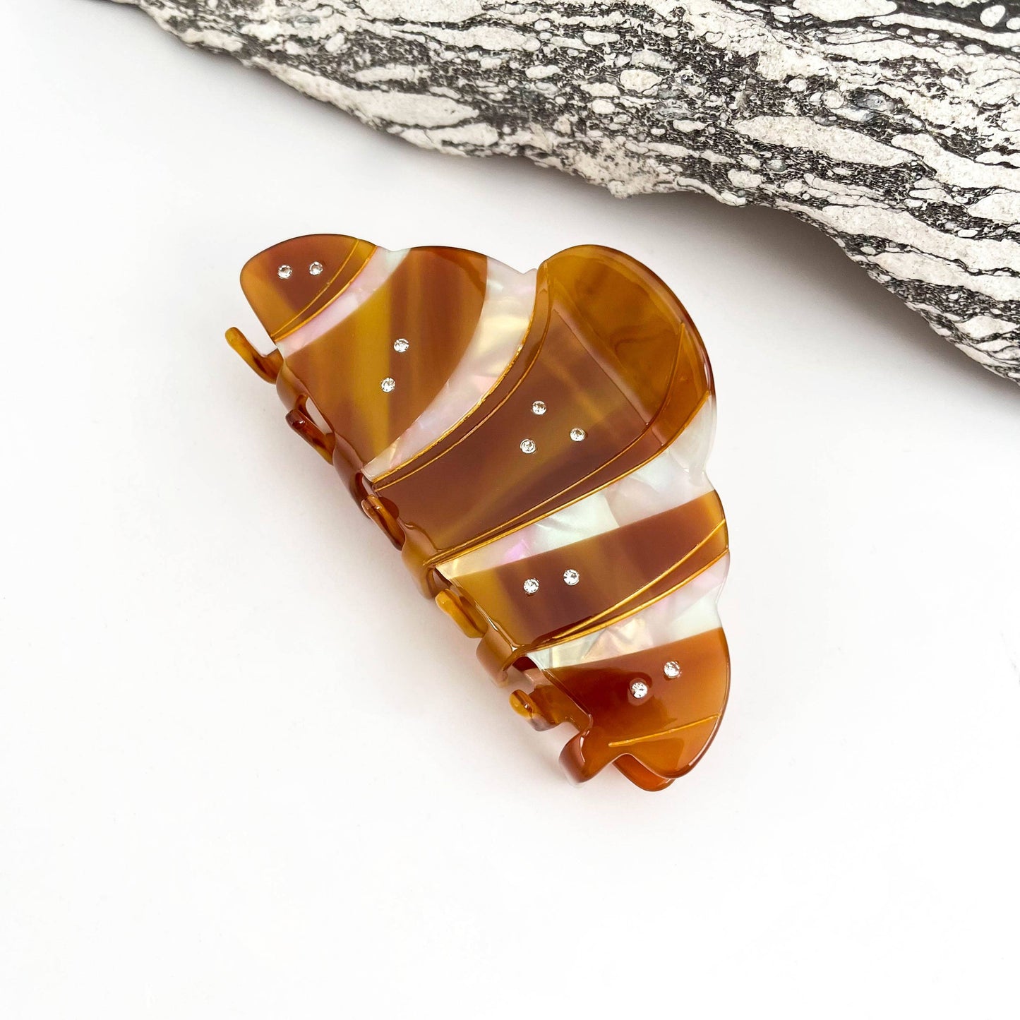 Crescent Moon Hair Claw Clip