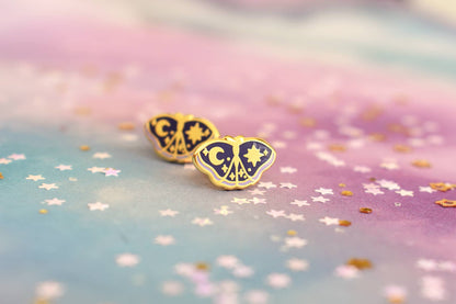Whimsical Moths Earrings