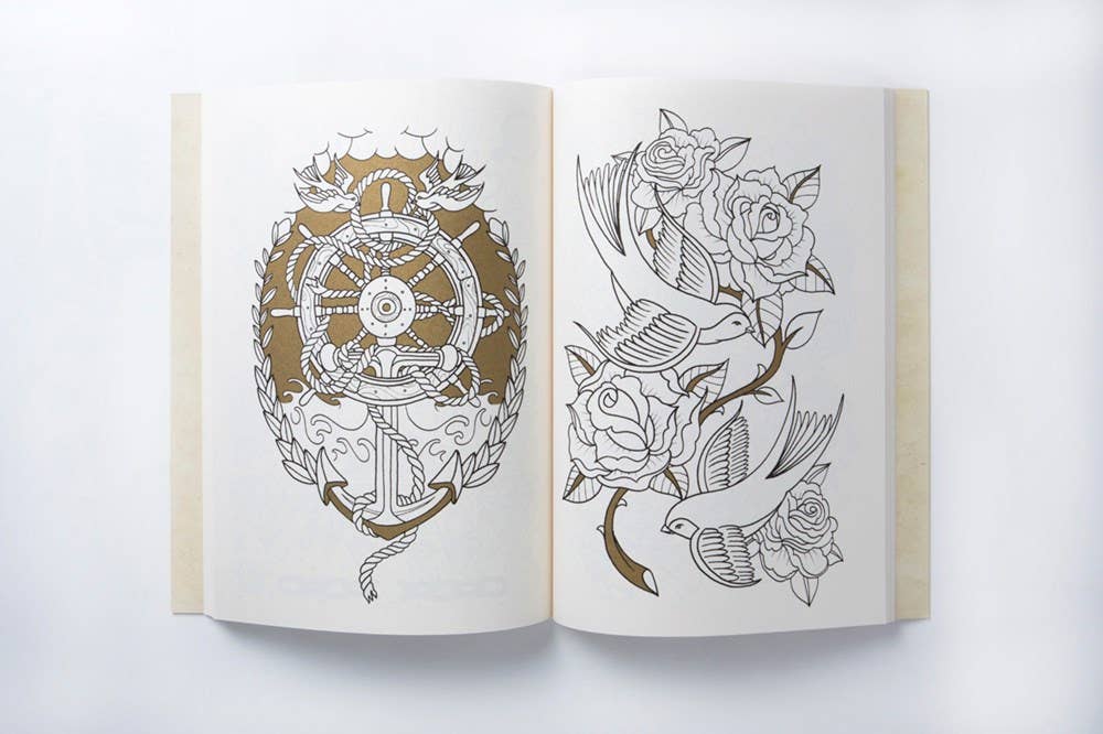 Tattoo Coloring Book