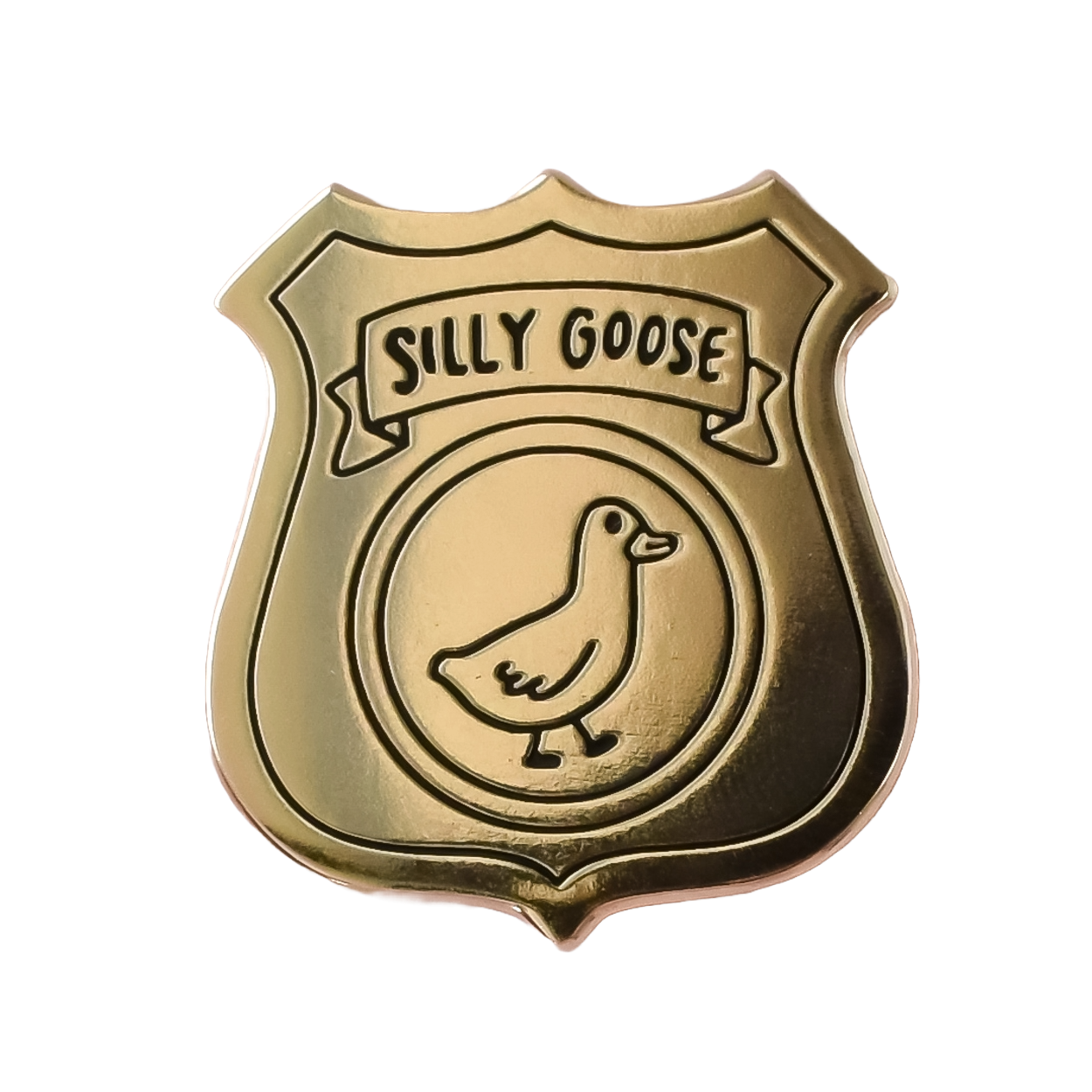 Silly Goose Badge Pin